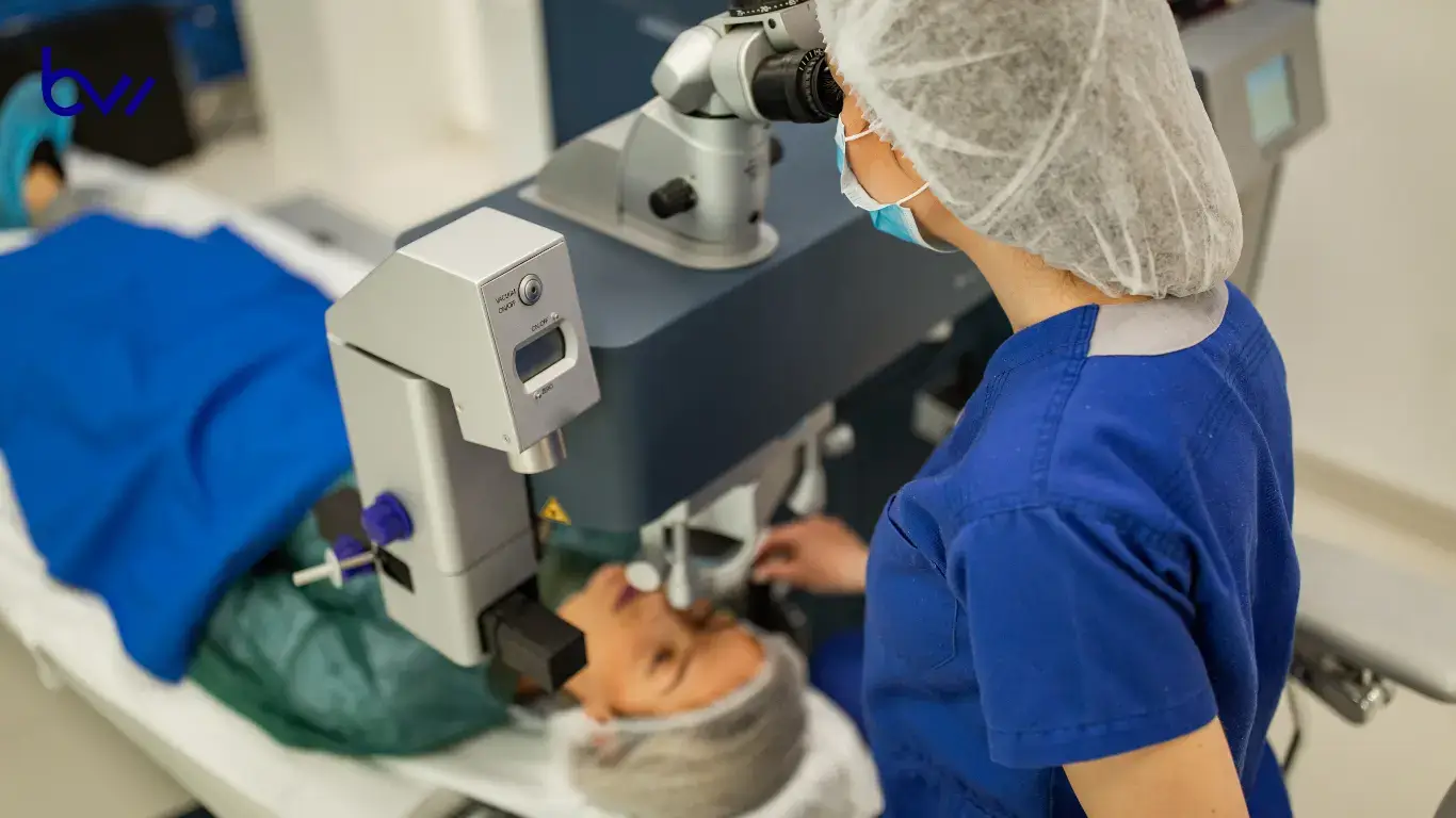 Laser Operation for Eyesight